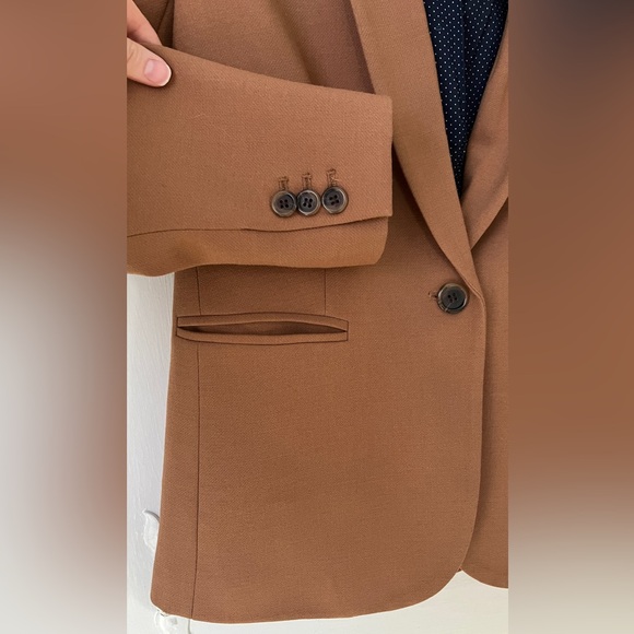 J. Crew Park Blazer in Camel Tan Sz 2 Petite - Picture 6 of 10